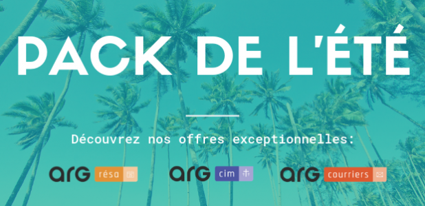 Promotion de l'été sur le logiciel ARG Résa, ARG CIM et ARG Courriers